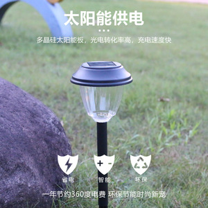 Luz solar para jardín, lámpara Led para exteriores, resistente al agua, iluminación de camino con energía solar para decoración de patio y jardín - Product Image 4
