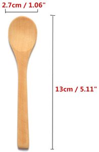 Piccoli cucchiai di legno fatti a mano specchio <span class=keywords><strong>cucchiaini</strong></span> di bambù <span class=keywords><strong>per</strong></span> tè al <span class=keywords><strong>miele</strong></span> condimento caffè tè zucchero senape gelato <span class=keywords><strong>per</strong></span> omaggi - Product Image 3