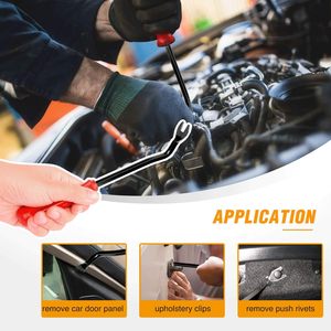 Kit <span class=keywords><strong>de</strong></span> 240 attaches universelles pour voiture avec 5 <span class=keywords><strong>outils</strong></span> <span class=keywords><strong>de</strong></span> démontage, rivets professionnels <span class=keywords><strong>de</strong></span> type poussoir pour pare-chocs et ailes automobiles - Product Image 4