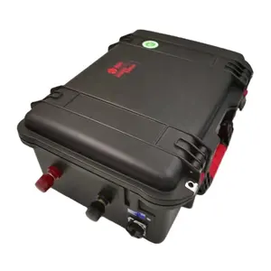ABS koper portabel 48v 120ah, baterai lithium ion skuter listrik siklus dalam