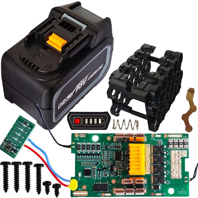 For 20 Cell 18650 18V Lithium Battery Kit with Loose Parts