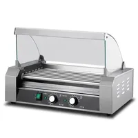 Machine à hot-dogs automatique de l'usine de vente directe, gril à hot-dogs à rouleaux avec certification CE pour les restaurants de restauration rapide