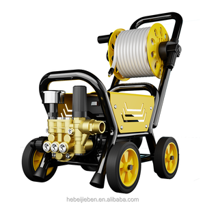 Système de nettoyage haute pression mobile 3000W, tête de pompe en laiton, machine de lavage pour camions et voitures de grande taille - Product Image 3