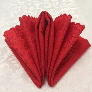 100% Polyester Washable Dinner Cloth Table Napkins For Parties Weddings And Dinners