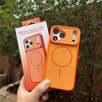 Étui de luxe givré magnétique pour chargement sans fil pour iPhone 18 17 Pro 16 15 14 13 12, coque arrière mate antichoc