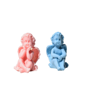 Moldes de Silicona para Pastel Chenghi CHC713, Forma de Ángel, >20 Piezas, Rosa y Azul, Fácil Desmolde, para Decoración de Pasteles DIY - Product Image 1