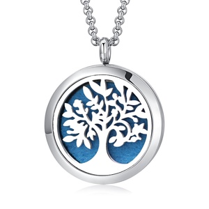 Best Selling Women's Bohemian Style 18K Gold Plated Link Essential Oil Aromatherapy Diffuser <b>Locket</b> Pendant for Anniversary - Product Image 5