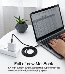 สาย Super Speed USB 4.0 ชนิด Type C to Type C ยาว 1.2 เมตร หุ้มด้วยไนลอน ฟังก์ชั่นอัจฉริยะ รองรับกระแสไฟ 6A สำหรับคอมพิวเตอร์ Android ผลิตจากโลหะผสมสังกะสี - Product Image 4