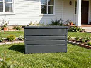 <span class=keywords><strong>Coffre</strong></span> <span class=keywords><strong>de</strong></span> rangement extérieur en acier galvanisé sur mesure 1580*640*620mm, étanche, verrouillable, durable, moderne, facile à assembler - Product Image 6