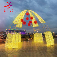 ODM intérieur/extérieur lumière LED Commercial merveilleux éclairage métal modélisation pour mariages amour arc porte Motif IP65 note