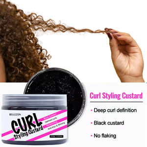 <span class=keywords><strong>Boucles</strong></span> et bobines Custard Curl Wave Gel Activator Private Label Black Curling Custard - Product Image 5