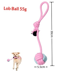 Набор высококачественных хлопковых игрушек для собак Runpin Gx0008: устойчивый к укусам мяч, интерактивные развивающие игрушки-головоломки для собак и кошек, для использования в помещении - Product Image 2