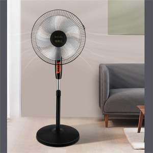 Electrodomésticos KYJX Ventilador <span class=keywords><strong>de</strong></span> Pie <span class=keywords><strong>de</strong></span> Alta Velocidad 40W Eléctrico <span class=keywords><strong>de</strong></span> Pedestal Altura Ajustable 16 Pulgadas Económico - Product Image 3