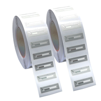 Étiquette RFID NFC HF 13,56 MHz ISO 14443A en rouleau, mini autocollant en plastique PET pour entreprise, logo personnalisé, fourni par l'usine