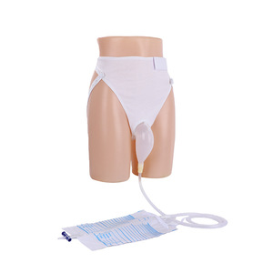 Bolsa de silicona para recolección de orina con tubo y bolsa de drenaje para mujeres mayores, diseño portátil con correa para la cintura - Product Image 1