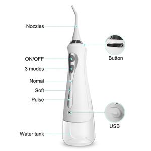 Mini Irrigador Bucal Eléctrico Inalámbrico, Resistente al Agua IPX7, Limpiador Dental Portátil - Product Image 1
