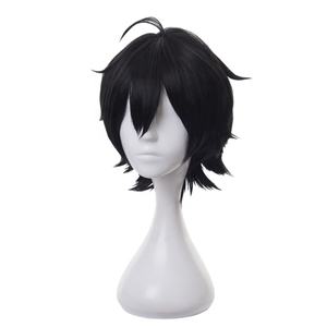 Perruque courte noire de 30 cm en gros, cosplay <span class=keywords><strong>Horimiya</strong></span>, anime Miyamura Izumi, perruque synthétique, costume de cosplay, perruques de cheveux - Product Image 5