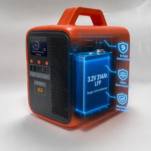 Centrale Électrique Portable 1000Wh, Générateur Solaire à Onde Sinusoïdale Pure 300W avec Batterie LiFePO4 314Ah, AC Large Plage 90V-280V pour Usage Domestique de Secours - Product Image 1