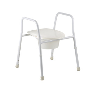 Foxconn Adjustable Commode Chair White 160kg Capacity For <b>Elderly</b> And Pregnant Women Bathroom Use - Product Image 4