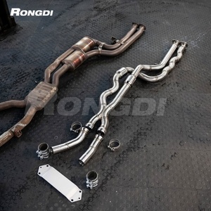 En Stock: Tubo Intermedio Simple o Doble de 89MM para BMW S55 M3 F80 M4 F82 3.0T, Acabado Cepillado - Product Image 6