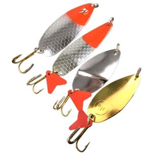 Stock Cuillère à gros gibier Leurre <span class=keywords><strong>de</strong></span> pêche en eau salée Cuillères à la traîne Leurres Cuillère à leurre en métal Appâts à poisson - Product Image 6