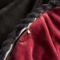 Parure de lit 4 pièces en molleton antistatique, draps épais et douillets, housse de couette tissée, taies d'oreiller pour la maison et l'hôtel