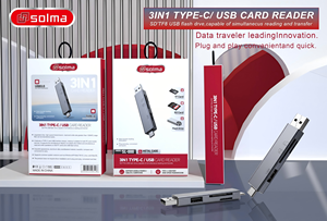 Lector de Tarjetas Multifunción 3 en 1 <span class=keywords><strong>Solma</strong></span> para Puerto USB, Lector de Tarjetas SD y TF, Kit de Conexión para Cámara - Product Image 4