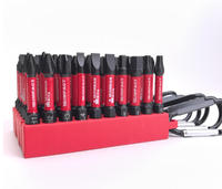 Ensemble de 10 embouts de tournevis en acier S2 de 50 mm (2 pouces), mélange de types Phillips, hexagonaux, Torx, sécurité, anti-effraction