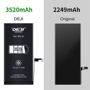 DEJI Usine Échantillon Gratuit Batterie Mobile De Télé<span class=keywords><strong>phone</strong></span> Portable Pour Télé<span class=keywords><strong>phone</strong></span> 15 <span class=keywords><strong>Bateria</strong></span> De Remplacement - Product Image 3