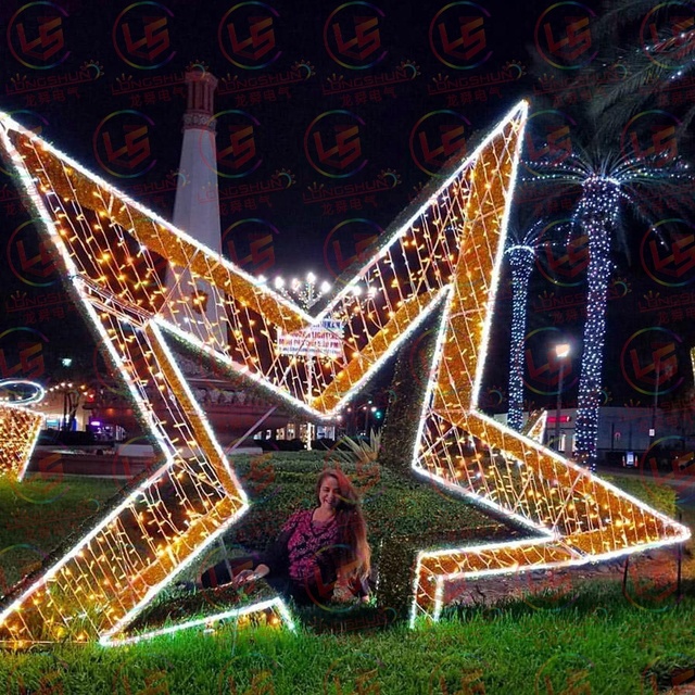 Christmas Outdoor Waterproof Landscape Metal 3D LED Deer Car Reindeer Motif High CRI 90 Strip Lights