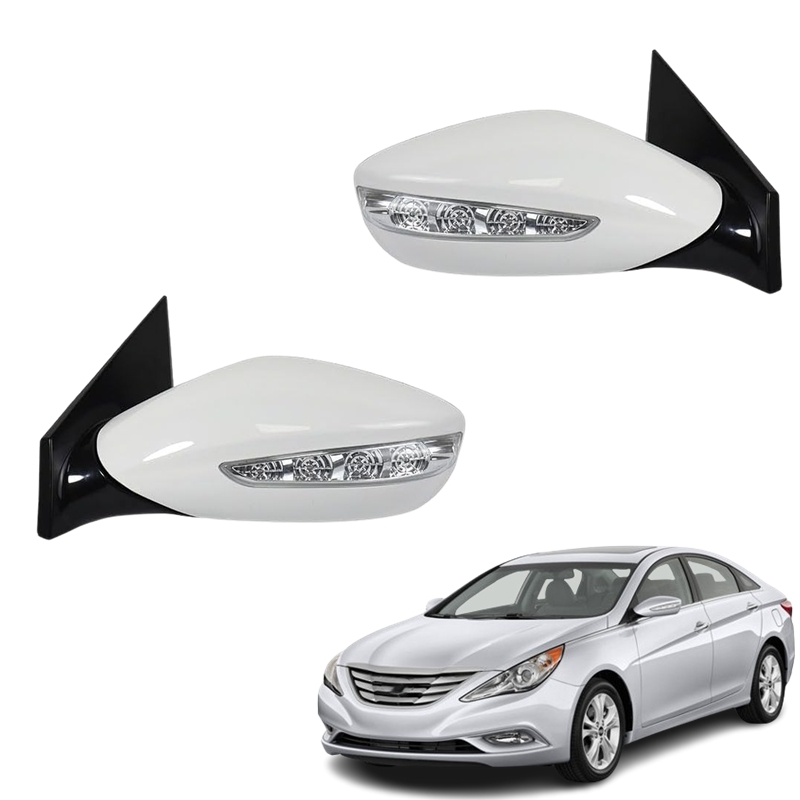 Side View Mirrors Set Of 2 Power Glass Non-Folding Paintable Heated - Foto 5