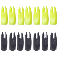 Flèches de remplacement, 9/32 flèches, en plastique, pour flèches en bois, bambou, accessoire en carbone, livraison gratuite