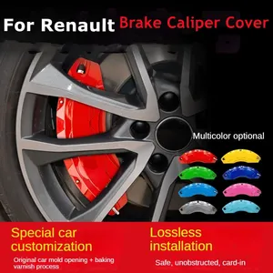 Cache-étrier de frein en aluminium pour <span class=keywords><strong>Renault</strong></span>, avant et arrière, compatible <span class=keywords><strong>Alpine</strong></span> A110 GT Laguna Kadjar Koleos Duster Megane 2 3 Logan - Product Image 1