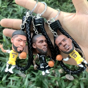 Figurines de basket-ball en PVC, James Curry <span class=keywords><strong>Kobe</strong></span> Durant Harden Irving, mini figurine porte-clés, souvenir pour les fans de sport, charme unisexe - Product Image 2