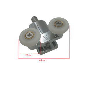 Del gabinete del cuarto de baño de rebote de la rueda <span class=keywords><strong>para</strong></span> puertas de vidrio polea de ducha de baño de - Product Image 1