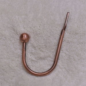 Ferramenta vendita diretta dalla fabbrica Design moderno piccolo gancio a testa <span class=keywords><strong>per</strong></span> tenda Tieback in lega di alluminio gancio da parete in metallo - Product Image 2