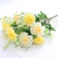 Bouquet de fleurs artificielles en soie, arrangements de fausses fleurs, tiges pour bouquet de mariée DIY pour décoration de mariage