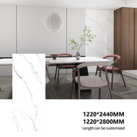 Vente en gros de panneaux muraux en PVC à haute densité, imitation marbre, pierre artificielle, plaque en plastique avec revêtement UV, feuille de marbre avec revêtement UV