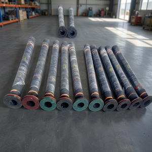 สายยางยาง EPDM แบบมีหน้าแปลน ทนแรงดันสูง เสริมลวดเหล็กเกลียว หนา 12 มม. ทนทานต่อการสึกหรอ ใช้กับสารเคมี - Product Image 2