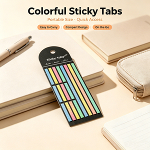 SK Colorful Sticky Tabs 6 Colors High Visibility Memo Pads for Quick Indexing - Product Image 6