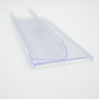 Coloré Durable En Plastique Crochet En Plastique Billet Étagère Talker PVC Bande De Données Étiquette Titulaire de Supermarché