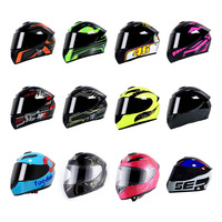 Nouveau casque de moto intégral à trois couches de protection - Extérieur en ABS, intermédiaire en EPS, doublure respirante, fermeture rapide, certifié CCC