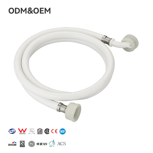 Pmw máy giặt hiện đại đầu vào <span class=keywords><strong>Hose</strong></span> linh hoạt bền ống nước Ống F3/4 "x F3/4" + khuỷu tay PVC bên trong ống nylon kết nối dễ dàng - Product Image 1