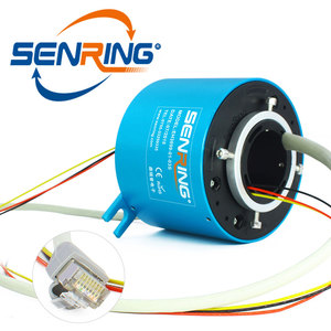 <span class=keywords><strong>Ethernet</strong></span> kayma halkası sinyal 3 teller delik boyutu 38.1mm ile RJ45 konektörü