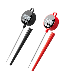 Termómetro digital para parrilla de carne y comida con inserción directa de lectura instantánea, imán fuerte 304ss con sonda, cocina de alimentos, carne, horno, carne - Product Image 1