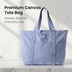 Retro <b>Washed</b> Vintage Jean Shoulder Handbag Large Capacity Custom Logo <b>Women</b> Shopping Tote <b>Bag</b> - Product Image 1