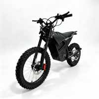 Vélo électrique tout-terrain 72V 4500W Pneus 19/17 65km/h Batterie 22.5Ah pour patrouille de sécurité nocturne