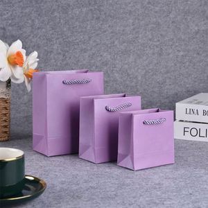 Bolsas de Regalo Reciclables con Logotipo Impreso Personalizado, Bolsas de Papel de Lujo para Compras con Cinta de Lazo - Product Image 2