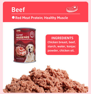 Usine d'aliments humides <span class=keywords><strong>pour</strong></span> chiens Vente en gros Pâté salé Aliment <span class=keywords><strong>de</strong></span> base Soins <span class=keywords><strong>de</strong></span> santé <span class=keywords><strong>Qualité</strong></span> supérieure Très agréable au goût - Product Image 4