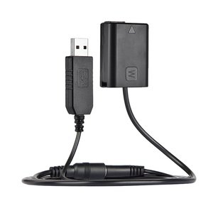 Batterie factice NP-FW50 + câble adaptateur USB de banque d'alimentation cc pour <span class=keywords><strong>Sony</strong></span> série NEX-3/5/6/7 A33 A37 A35 <span class=keywords><strong>A55</strong></span> a7 a7R a7II A6000 A6300 - Product Image 2